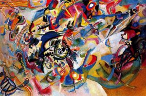 Wassily Kandinsky's 1913 abstract painting Composition VII