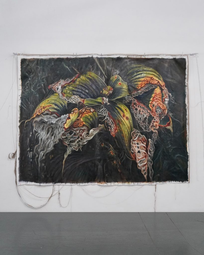 Aviv Grinberg, Second Nature, First Nature, 2026, oil on linen, 272×196 cm