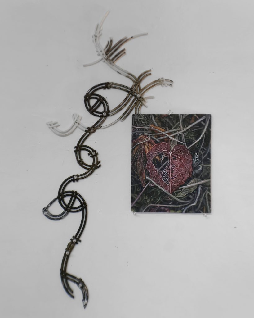 Aviv Grinberg, Plant Pathology, 2025, acrylic on canvas, 20×15 cm
