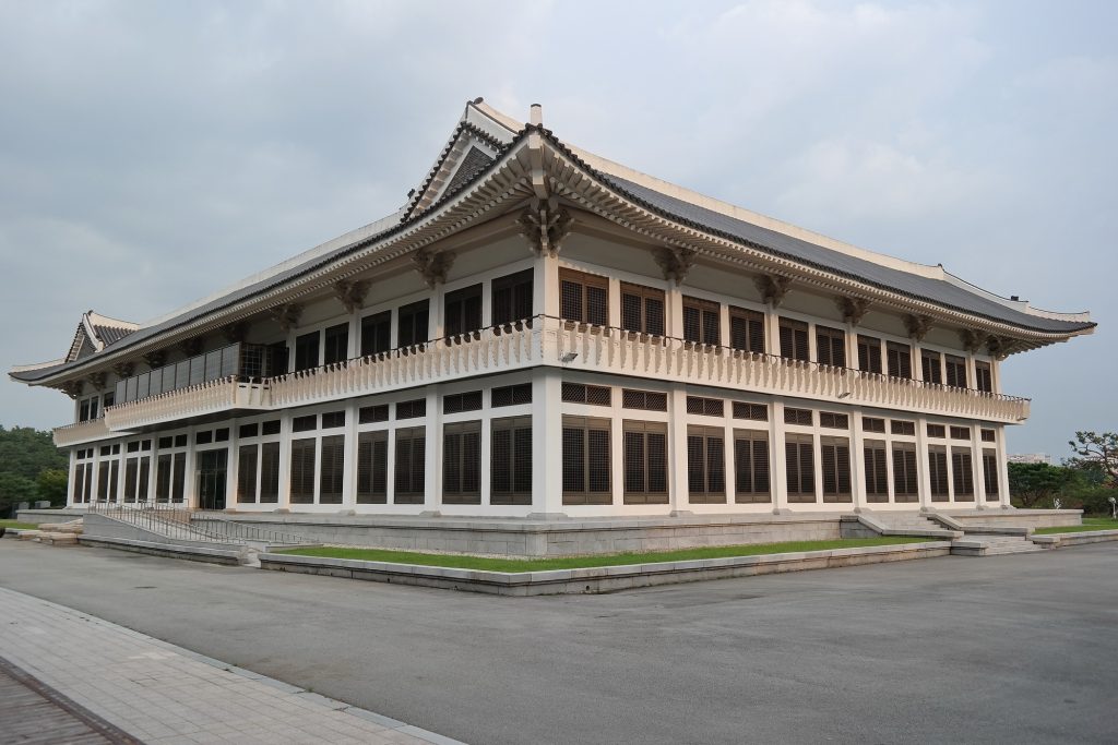 The Gwangju National Museum building in Gwangju, South Korea, the city that hosts the Gwangju Biennale