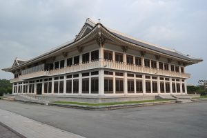 The Gwangju National Museum building in Gwangju, South Korea, the city that hosts the Gwangju Biennale