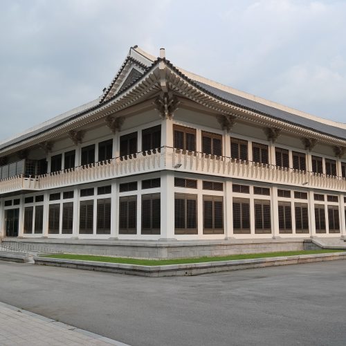 The Gwangju National Museum building in Gwangju, South Korea, the city that hosts the Gwangju Biennale