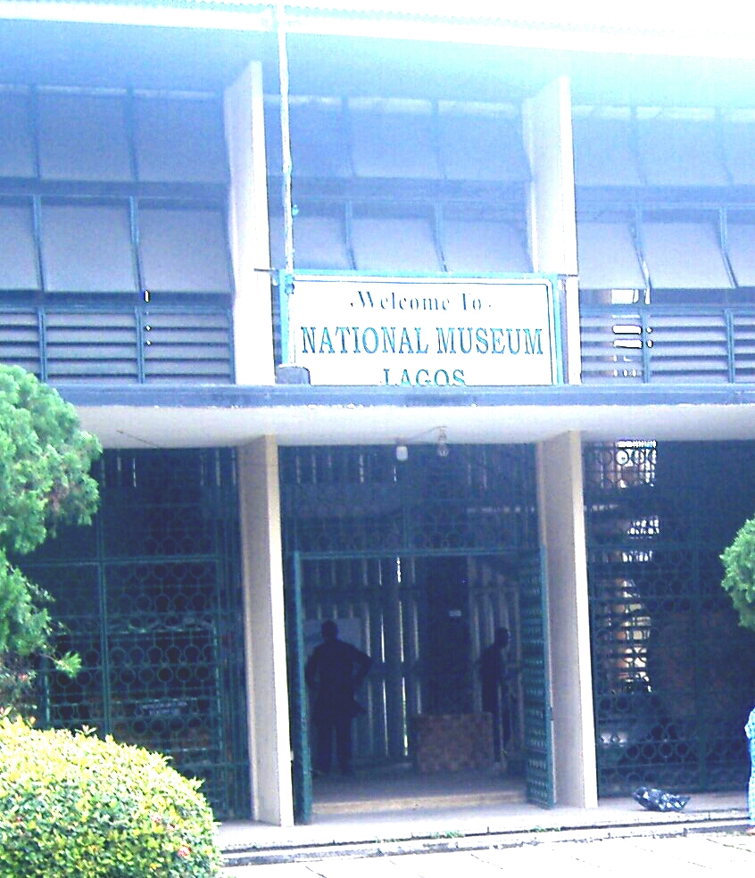 Entrance of the National Museum in the Onikan cultural district of Lagos, Nigeria, host city of the Lagos Biennial