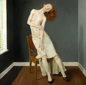 Von Wolfe, The Gravity of Grace, 2025, oil on canvas