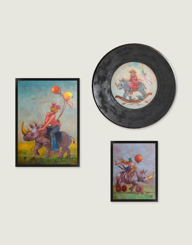 Gergedan Süvarileri (3'lü Set) — Mahshid Moochani