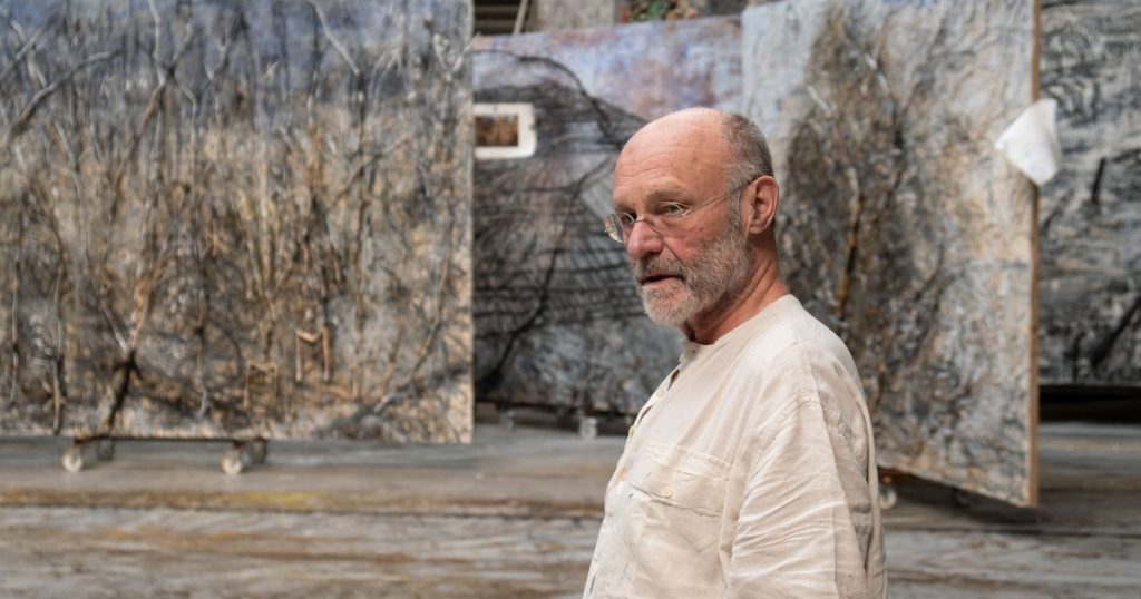 Portrait of German painter Anselm Kiefer, whose solo exhibition of recent paintings opens at White Cube Bermondsey, London, in November 2026