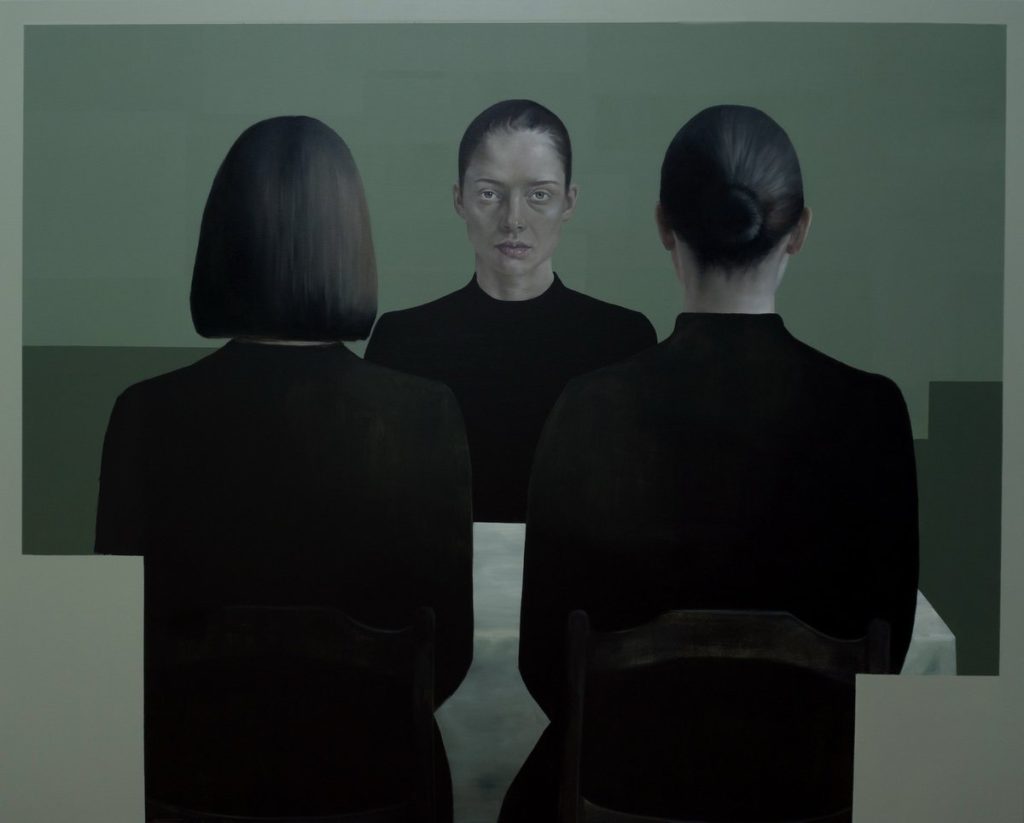 Fırat Koç, Algı Serisi, 2026, oil and acrylic on canvas – Arete Art Gallery, Ankara, 2026