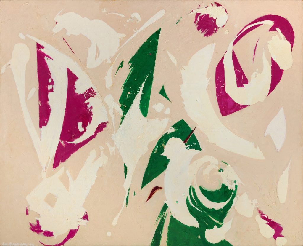 Lee Krasner abstract painting from the 1960s, featured in Lee Krasner: Works from the 1960s at Gagosian Paris, rue de Ponthieu