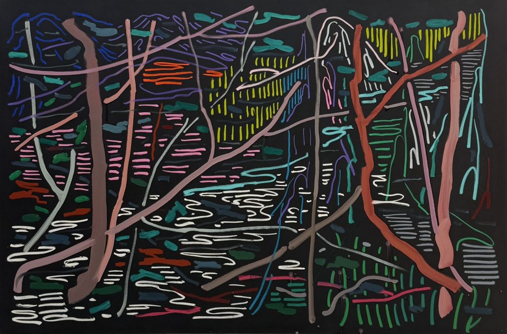 Verapat Sitipol, Quiet River, 2026, oil on linen — Stream of the Forest at Opera Gallery Dubai, 2026